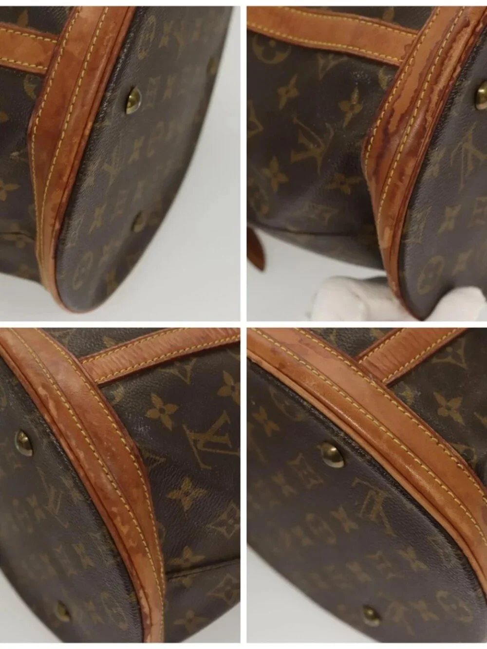 LOUIS VUITTON Monogram Bucket GM Shoulder Bag M42236 LV Auth BD2021 - Picture 15 of 16